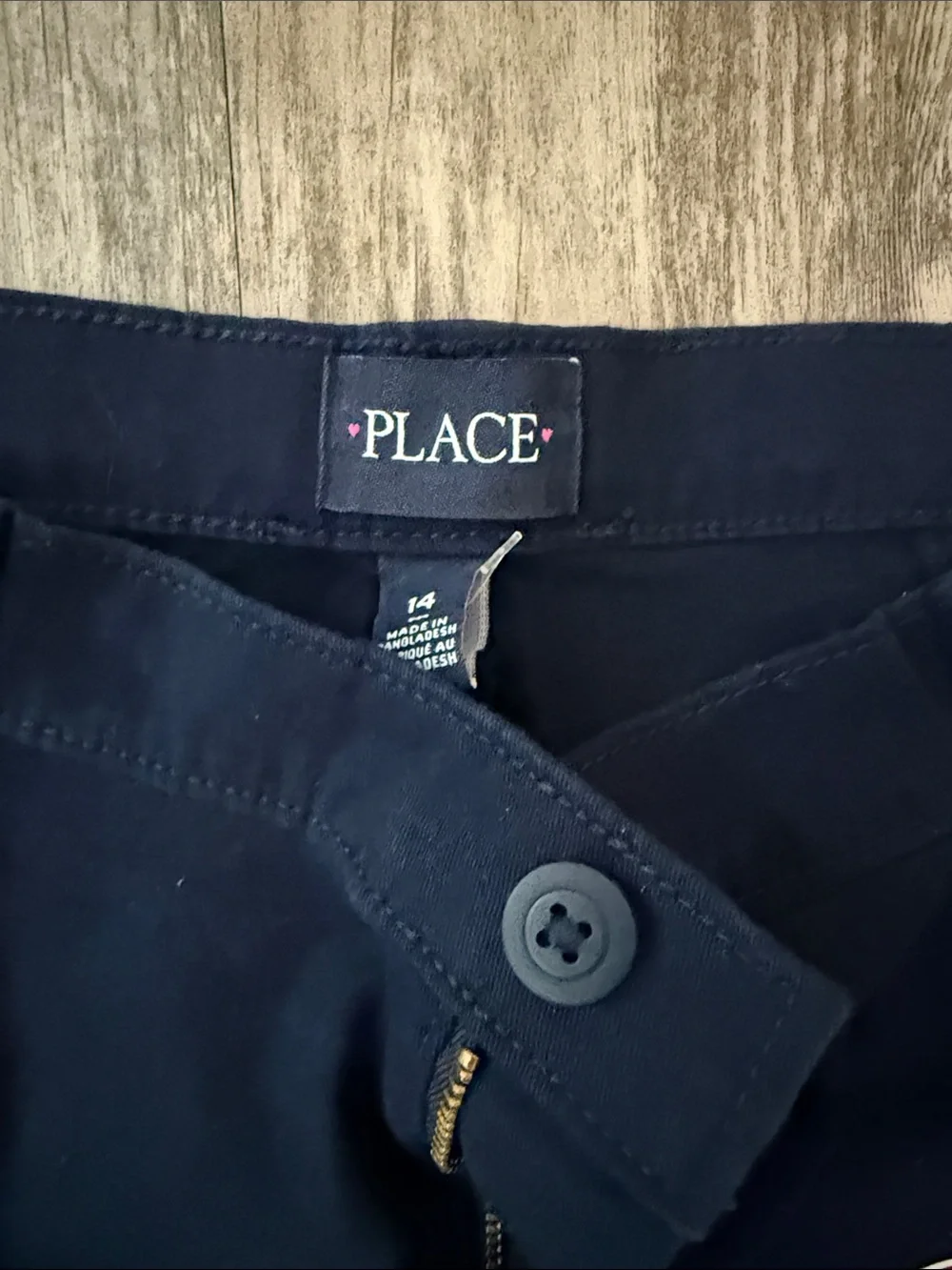 New. The Children's Place Navy Boot-Cut Pants